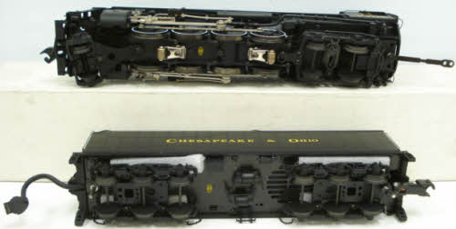 MTH 20-3186-1 C&O 2-8-4 Kanawha Steam Locomotive & Tender #2705 with PS-2 LN/Box