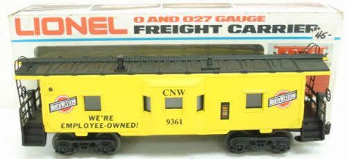 Lionel 6-9361 O Chicago & North Western Bay Window Illuminated Caboose #9361 LN/Box
