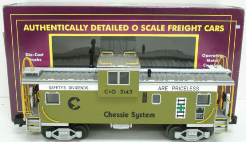 MTH 20-91116 O Chessie System Extended Vision Caboose #3143 LN/Box