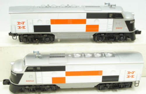 Lionel 6-8851 O Gauge New Haven F3 AA Diesel Locomotive Set #8851/8852 NIB