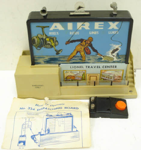 Lionel 334 Vintage O Operating Dispatch Board VG
