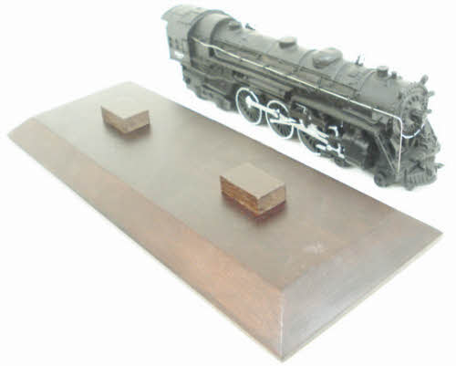 Avon 700E Hudson Locomotive w/ Wood Display