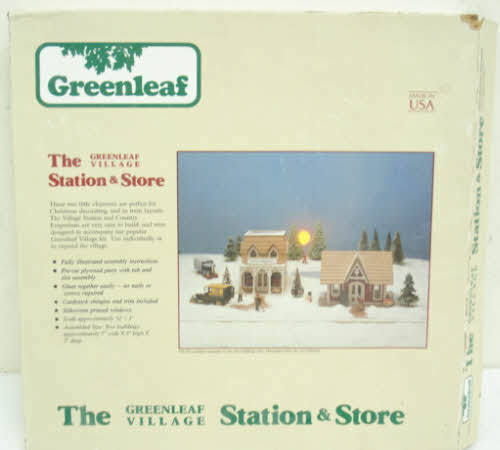 Greenleaf 8025 O Train Station & Store Building Kit