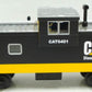 MTH 20-91115 O Gauge Caterpillar Extended Vision Caboose #CAT0401 LN/Box