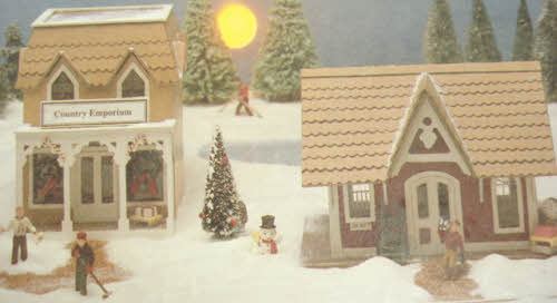 Greenleaf 8025 O Train Station & Store Building Kit