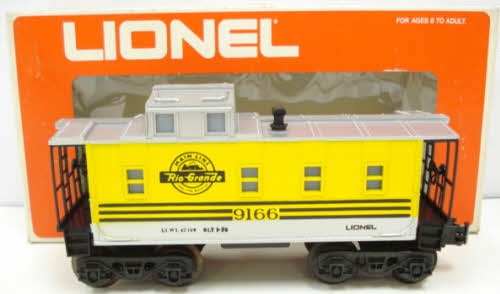 Lionel 6-9166 O Gauge Rio Grande Lighted Caboose EX/Box