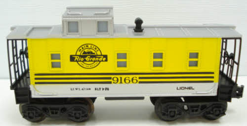 Lionel 6-9166 O Gauge Rio Grande Lighted Caboose EX/Box