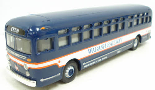 Corgi 54006 1:50 Fallen Flags: Wabash Railway GM Transportation Bus # 4507