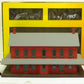 MTH 30-9014 O Gauge Red Stone Passenger Station with 2 Platforms