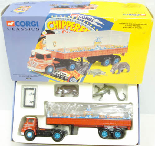 Corgi 14201 1:50 Foden S21 Articulated Tank Trailer with Hippo & Croc. LN/Box