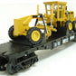 MTH 30-7673 O Gauge Caterpillar Flatcar #252000 with Motor Grader LN/Box