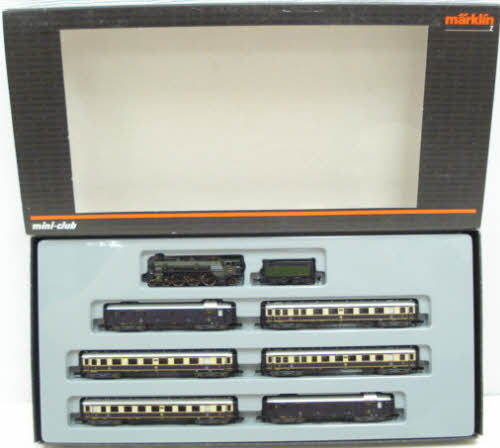 Marklin 81426 Z Scale German State Railroad Company Steam Passenger Train Set LN/Box