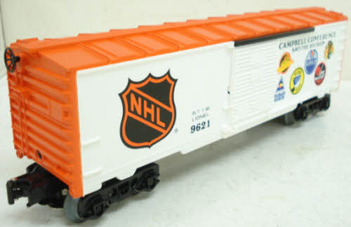 Lionel 6-9621 O Gauge NHL Campbell Conference Boxcar LN/Box