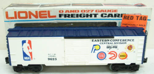 Lionel 6-9623 O Gauge NBA Eastern Boxcar