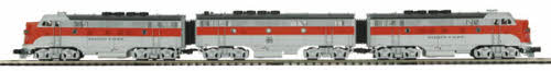 MTH 70-2012-1 G Western Pacific F-3 AA Diesel Locomotive Set w/PS 2.0 (Set of 3)