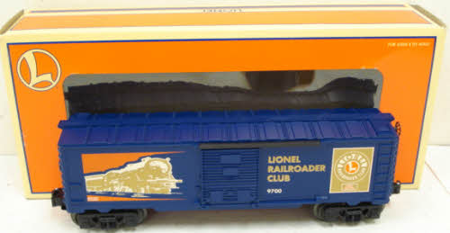 Lionel 6-19978 O Gauge Lionel RR Club LRRC Gold Member Boxcar #9700 LN/Box