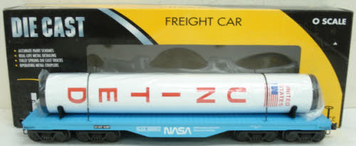 K-Line K693-8012 O Gauge NASA Flatcar with Rocket Load #6938012 LN/Box