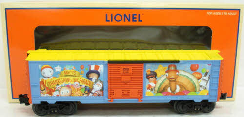 Lionel 6-25043 O Gauge Macy‘s Thanksgiving Day Parade Boxcar LN/Box