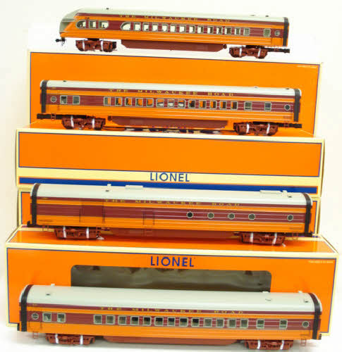 Lionel 6-29191 O Gauge Hiawatha 18 inch Aluminum Passenger Set (Pack of 4) LN/Box