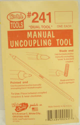 Kadee 241 "Dual Tool" Manual Uncoupling Tool
