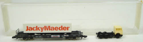 Marklin 8603 Z Flatcar with Container & Truck LN/Box