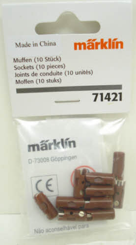 Marklin 71421 Brown Sockets (Pack of 10)
