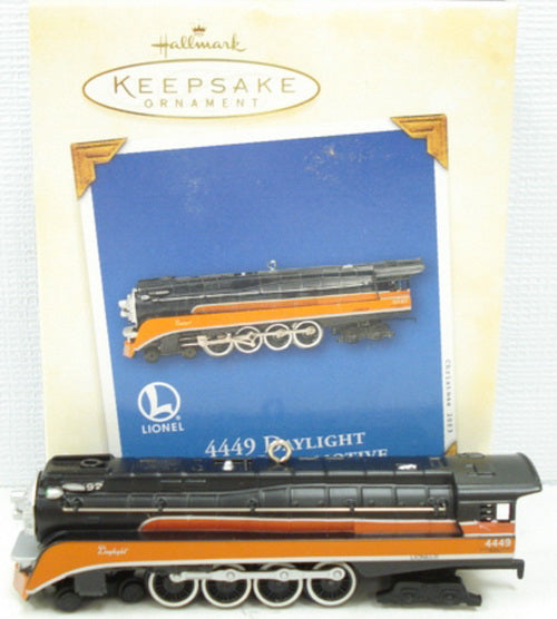 Hallmark QX8087 4449 Daylight Steam Locomotive LionelTrains Christmas Ornament