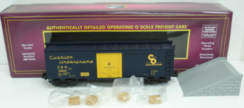 MTH 20-94050 O Gauge Chesapeake & Ohio Operating Reefer w/Ramp #23638 LN/Box