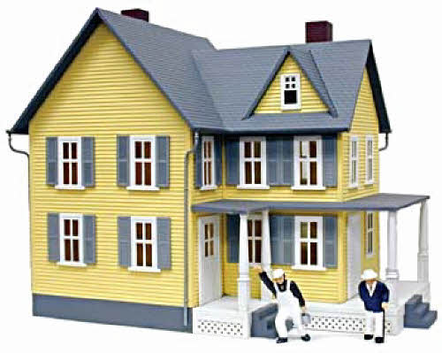 Model Power 6354 O/O27 Built-Up Country Farm House Lighted