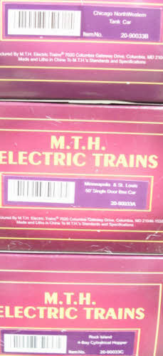 MTH 20-90033 O Union Pacific Merger Series Freight Car Set #2 (Set of 3) LN/Box