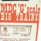 MDC G4602 G Scale Santa Fe El Capitan Refrigerator Car Road # 35042