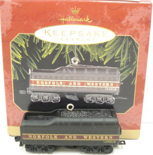 Hallmark QX6497 The Tender Lionel 746 Norfolk & Western Christmas Ornament