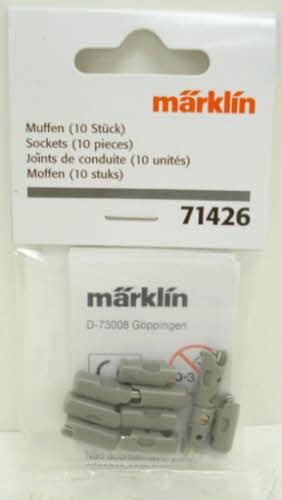 Marklin 71426 Gray Sockets (Pack of 10)