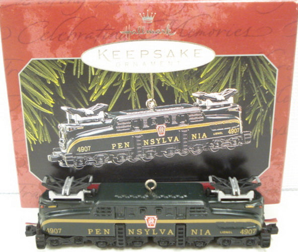 Hallmark QX6346 Lionel Pennsylvania GG-1 Locomotive Christmas Tree Ornament LN/Box