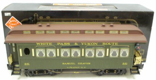 Aristo-Craft 31209 White Pass & Yukon Wooden Observation Car EX/Box