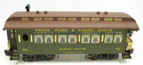 Aristo-Craft 31209 White Pass & Yukon Wooden Observation Car EX/Box
