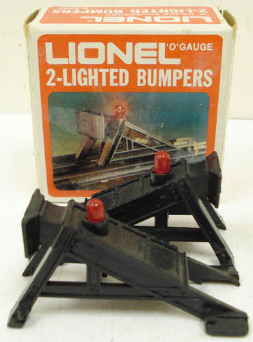 Lionel 6-2290 O Gauge Illuminated Bumpers (Set of 2) EX/Box