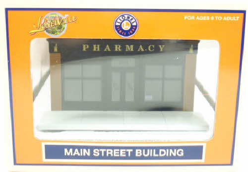 Lionel 6-34128 O Assembled Pharmacy Building LN/Box