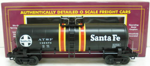 MTH 20-96016 O Gauge Santa Fe Unibody Tank Car #142473 LN/Box