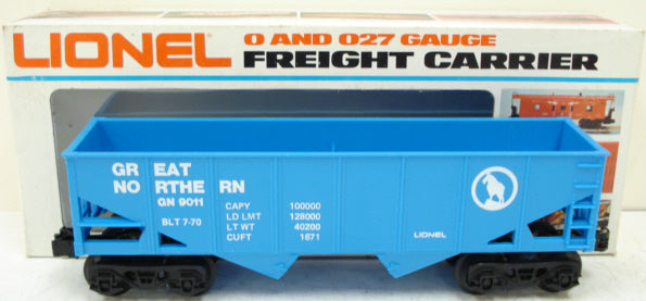 Lionel 6-9011 O Gauge Great Northern 2-Bay Hopper