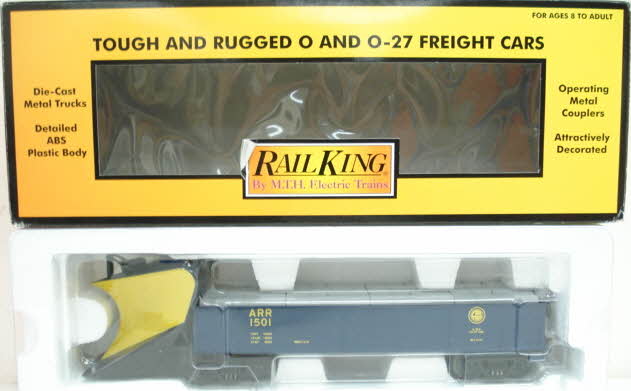 MTH 30-7954 Alaska Railroad Heavy Duty Snow Plow #1501 w Illuminated Headlight NIB