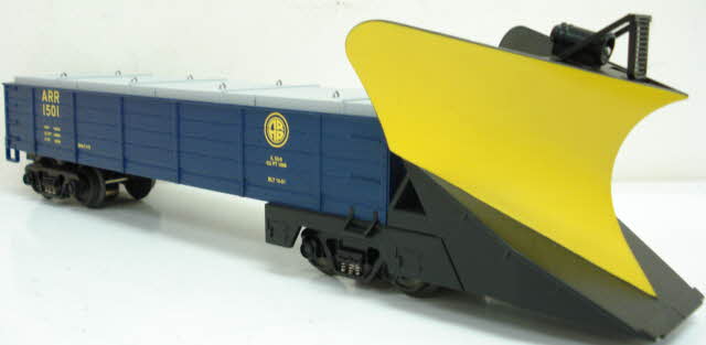 MTH 30-7954 Alaska Railroad Heavy Duty Snow Plow #1501 w Illuminated Headlight NIB