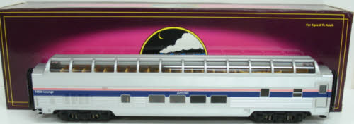 MTH 20-67021 Amtrak 70‘ ABS Full Vista Dome Passenger Car (Ribbed) NIB