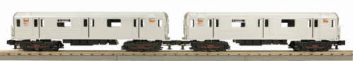 MTH 30-2671-3 O MTA R62 Subway Set Add-On Non-Powered Set (Set of 2) LN/Box