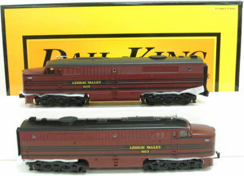 MTH 30-2196-1 Lehigh Valley Alco PA AA Diesel Engine Set #603/605 w/PS2 NIB