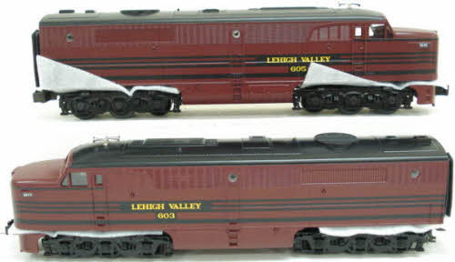 MTH 30-2196-1 Lehigh Valley Alco PA AA Diesel Engine Set #603/605 w/PS2 NIB