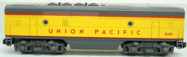 Lionel 6-8481 O Gauge Union Pacific F3 B-Unit Non-Powered Diesel Locomotive EX/Box