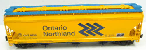 MTH 20-97433 O Gauge Ontario Northland 3-Bay Hopper #6256 LN/Box