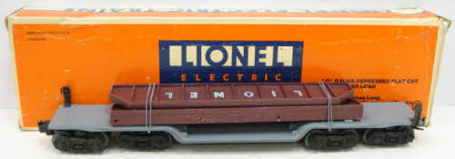 Lionel 6-6509 O Gauge 16 Wheel Flatcar with Girder Load LN/Box