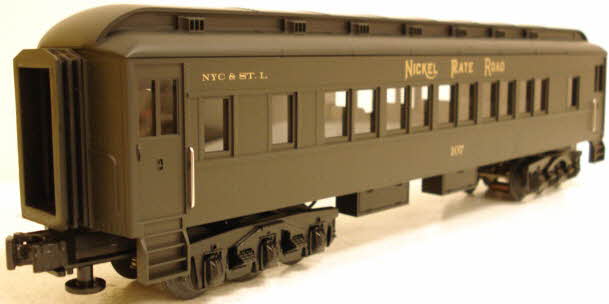 MTH 30-6244 O Nickel Plate RailKing O-27 Madison Passenger Set (Set of 4) LN/Box